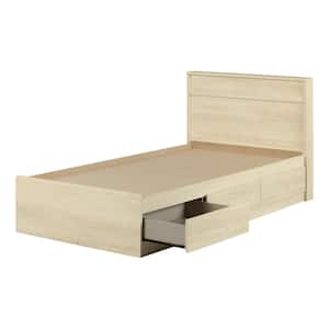 August Bleached Oak 43.25 in.Bed