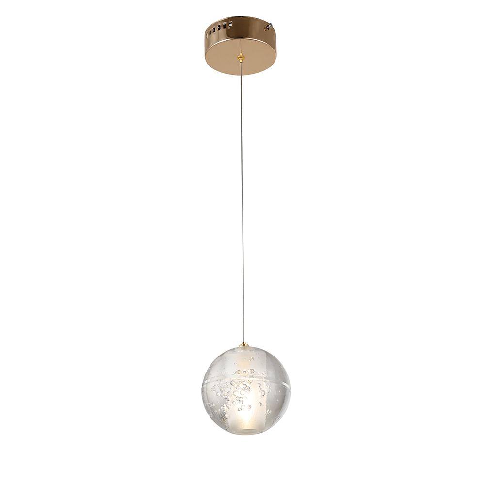 Zakiya 1-Light Gold Pendant