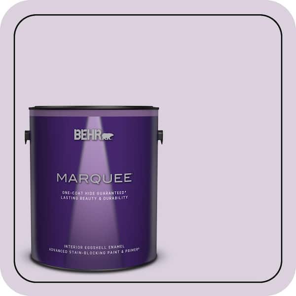 BEHR MARQUEE 1 gal. #S100-1 Spring Bouquet Eggshell Enamel Interior Paint & Primer