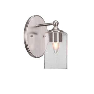 Royale 1-Light Brushed Nickel Wall Sconce