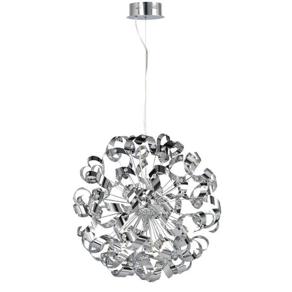 Filament Design Negron 12-Light Chrome Halogen Pendant