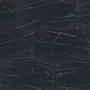 Perpetuo Infinite Black 12 in. x 24 in. Color Body Porcelain Floor and Wall Tile (17.02 sq. ft./Case)