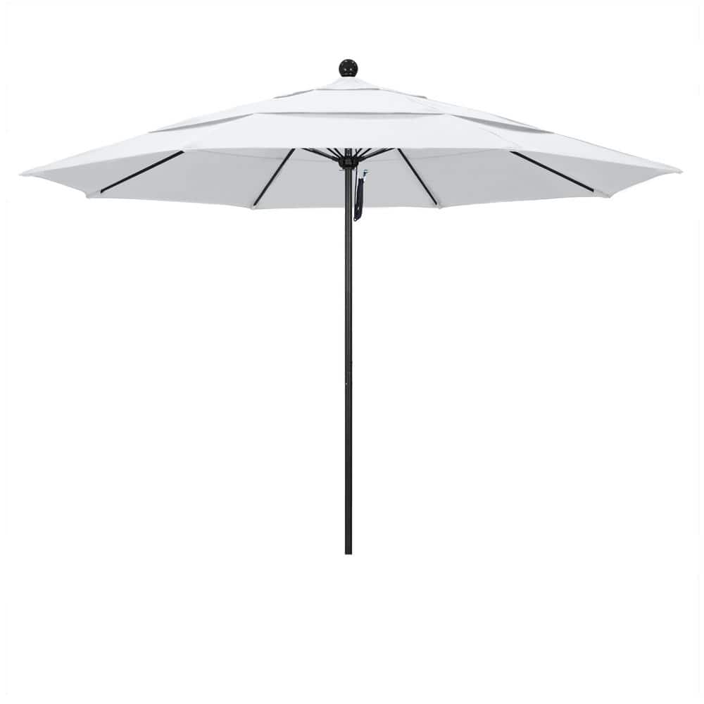 Reviews for California Umbrella 11 ft. Black Aluminum Commercial Market