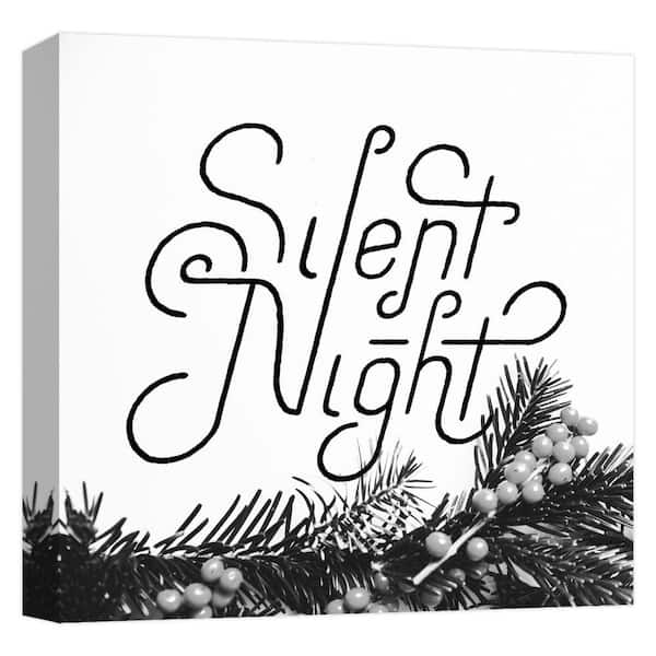 PTM Images Silent Night'' Canvas Abstract Wall Art 15 in. x 15 in.