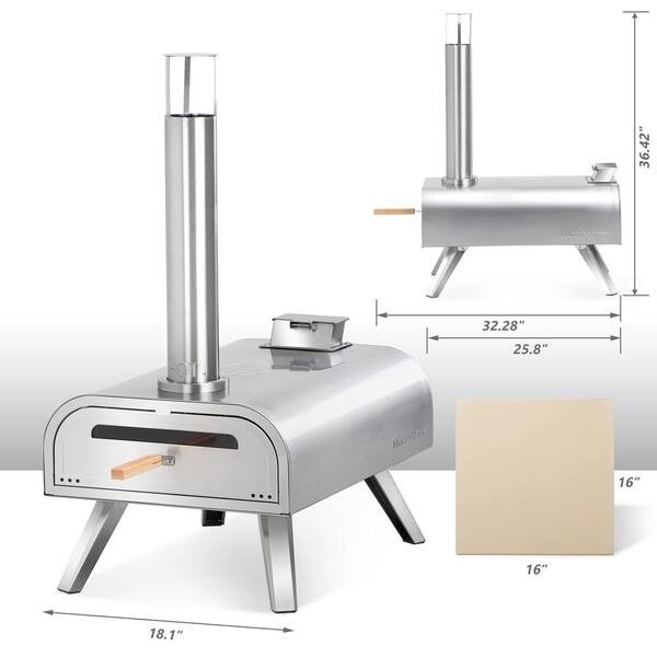 BIG HORN Pellet Pizza Oven Stainless Steel at Tractor Supply Co.