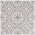 Bliss 8" Brown and White Porcelain Patterned Tile