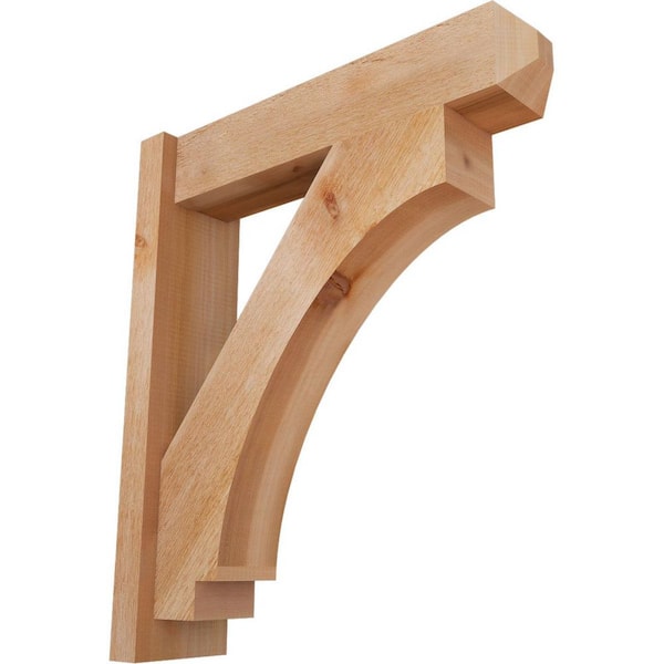 6 in. x 28 in. x 24 in. Imperial Craftsman Rough Sawn Western Red Cedar Outlooker