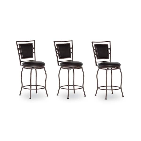 Linon Townsend Adjustable Bar Stools ...