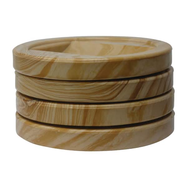 Wood Grain Non Slip Furniture Cups, How To Protect Hardwood Floors From Bed Wheels