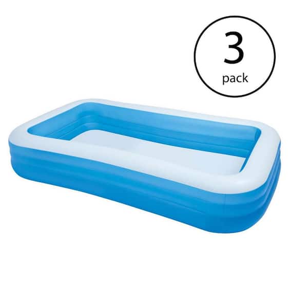 Intex Swim Center 72 in. x 120 in. Family Backyard Inflatable Swimming Pool (3-Pack)