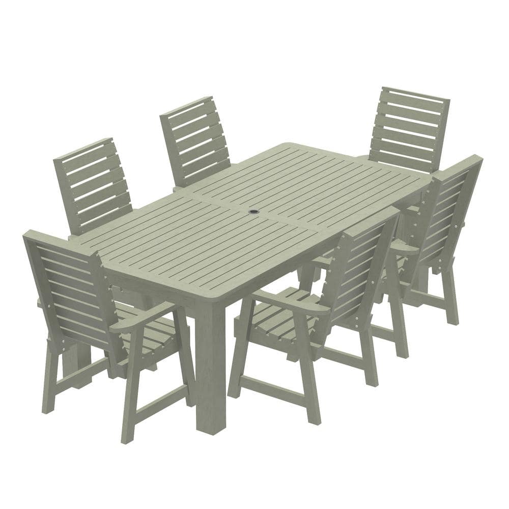 Glennville 7-Pieces 42 in. to 84 in. Dining Set price history on PriceWatchPro