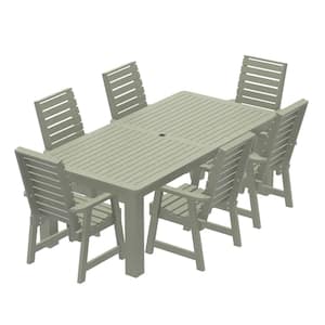 Glennville 7-Pieces 42 in. to 84 in. Dining Set