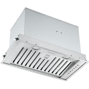 Inserta Euro 24 in. 650 CFM Ducted Insert Range Hood with Night Light Feature