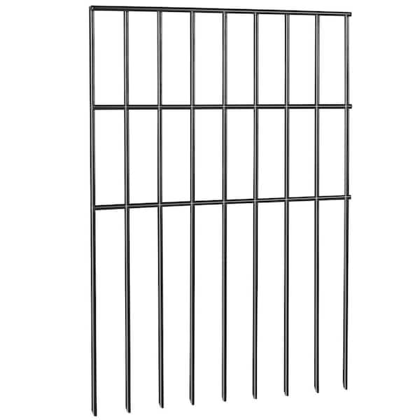11 ft. L x 17 in. H Animal Barrier Fence, Underground Decorative Garden Fencing with 1.5 in. Spike Spacing (19-Pack)