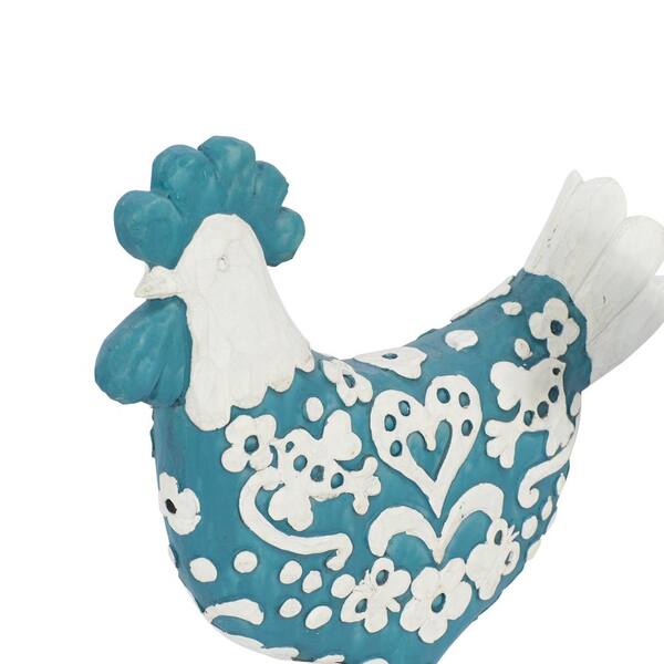 Ceramic ball with roosters