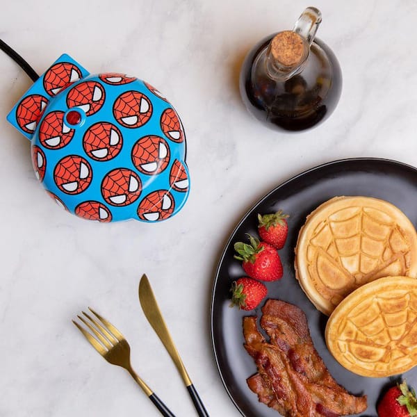 Uncanny Brands Marvel Red and Blue Spider-Man Mini American Waffle