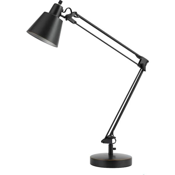CAL Lighting 27 in. Udbina Metal Desk Lamp in Dark Bronze