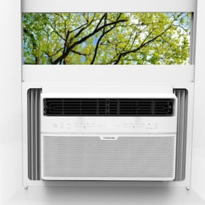 15,000 BTU 115V Window Air Conditioner Cools 700 Sq. Ft. with Wi-Fi, Remote and ENERGY STAR in White