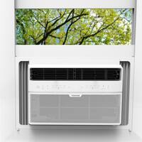 18,000 BTU 208/230 Volt Smart Wi-Fi Touch Control Window Air Conditioner with Remote for upto 1,000 sq. ft.