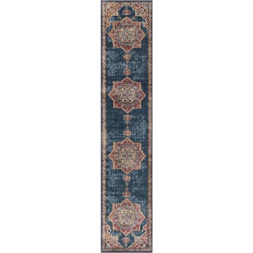 Utopia Helios Dark Blue 2' 7 x 13' 1 Area Rug price history on PriceWatchPro