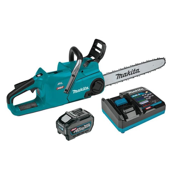 Makita - XGT 18 in. 40V max Brushless Electric Cordless Battery Chainsaw Kit (5.0Ah)