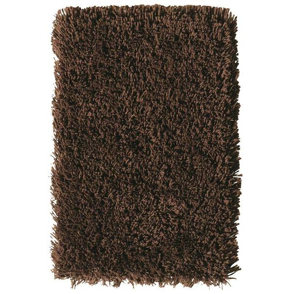 Home Decorators Collection Ultimate Shag Brown 8 ft. Round Area Rug