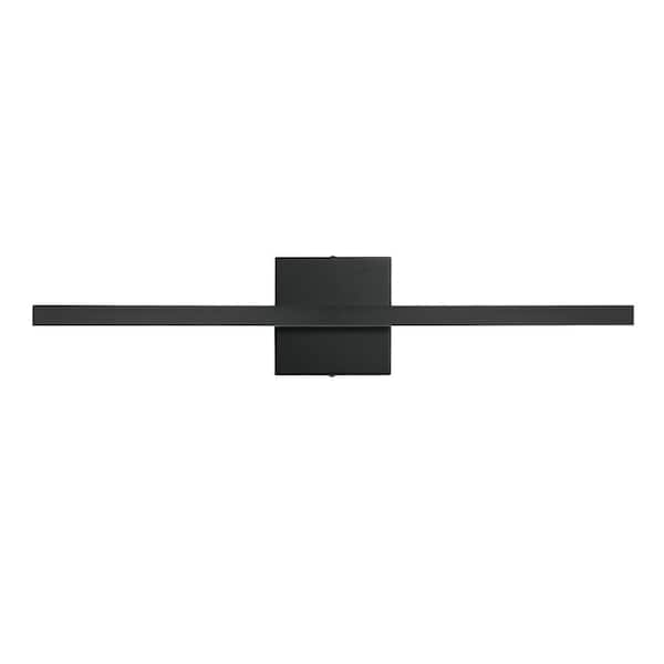 KAISITE 24 in. 1-Light Black LED Vanity Light Bar, Dimmable