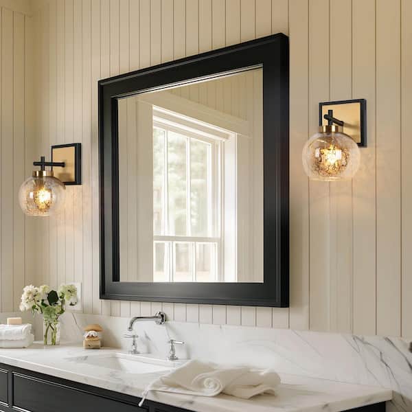 Zevni Ceedar Modern 1-Light Brass Gold Indoor Wall Sconce