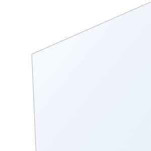 8 in. x 10 in. x 0.050 (1/20) in. Clear Non-Glare Acrylic Sheet