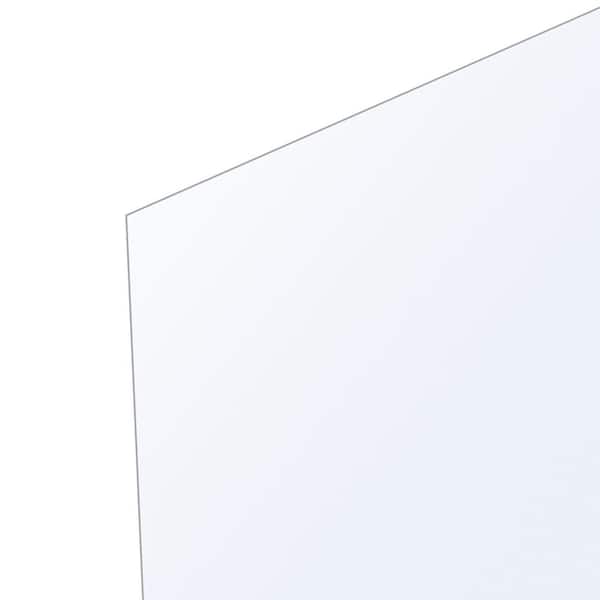 OPTIX 8 in. x 10 in. x 0.050 (1/20) in. Clear Non-Glare Acrylic Sheet