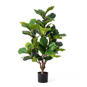 3.5ft. Faux Fiddle Leaf Fig Artificial Tree in Pot