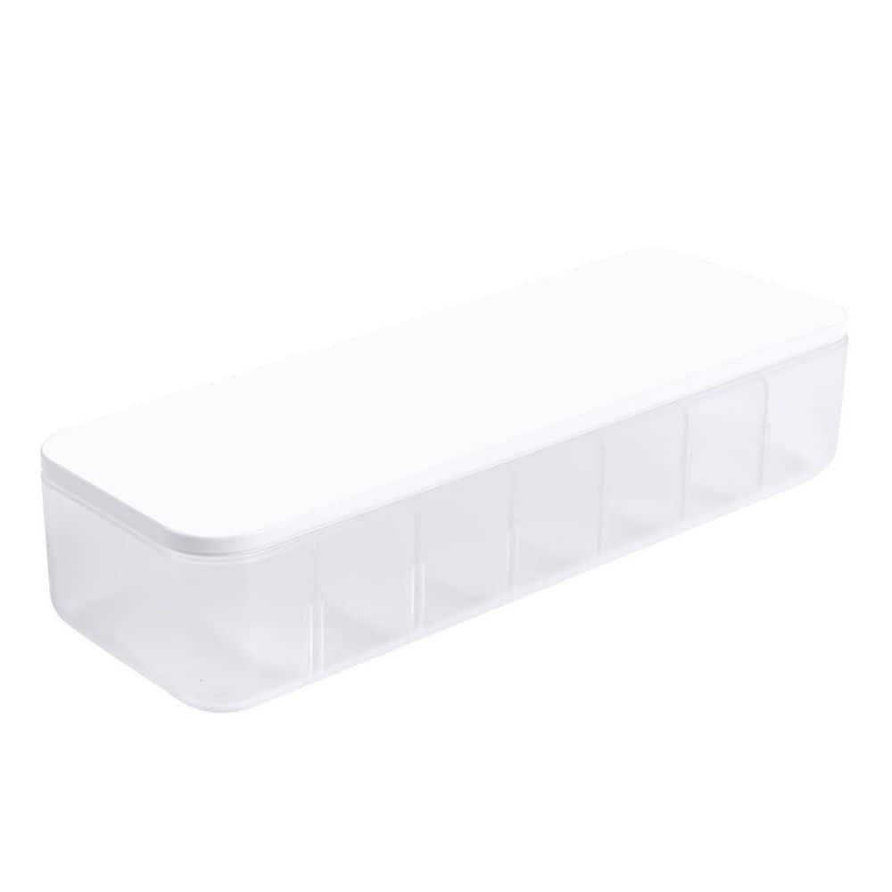 Cable Organizer Storage Box with 14 Wire Ties Desktop Management White 2 -Pieces price history on PriceWatchPro