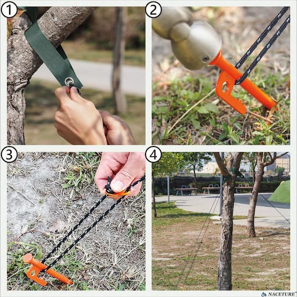 Angel Sar 6 Packs 13.12 ft. Diameter 0.35 in. Tree Straightening