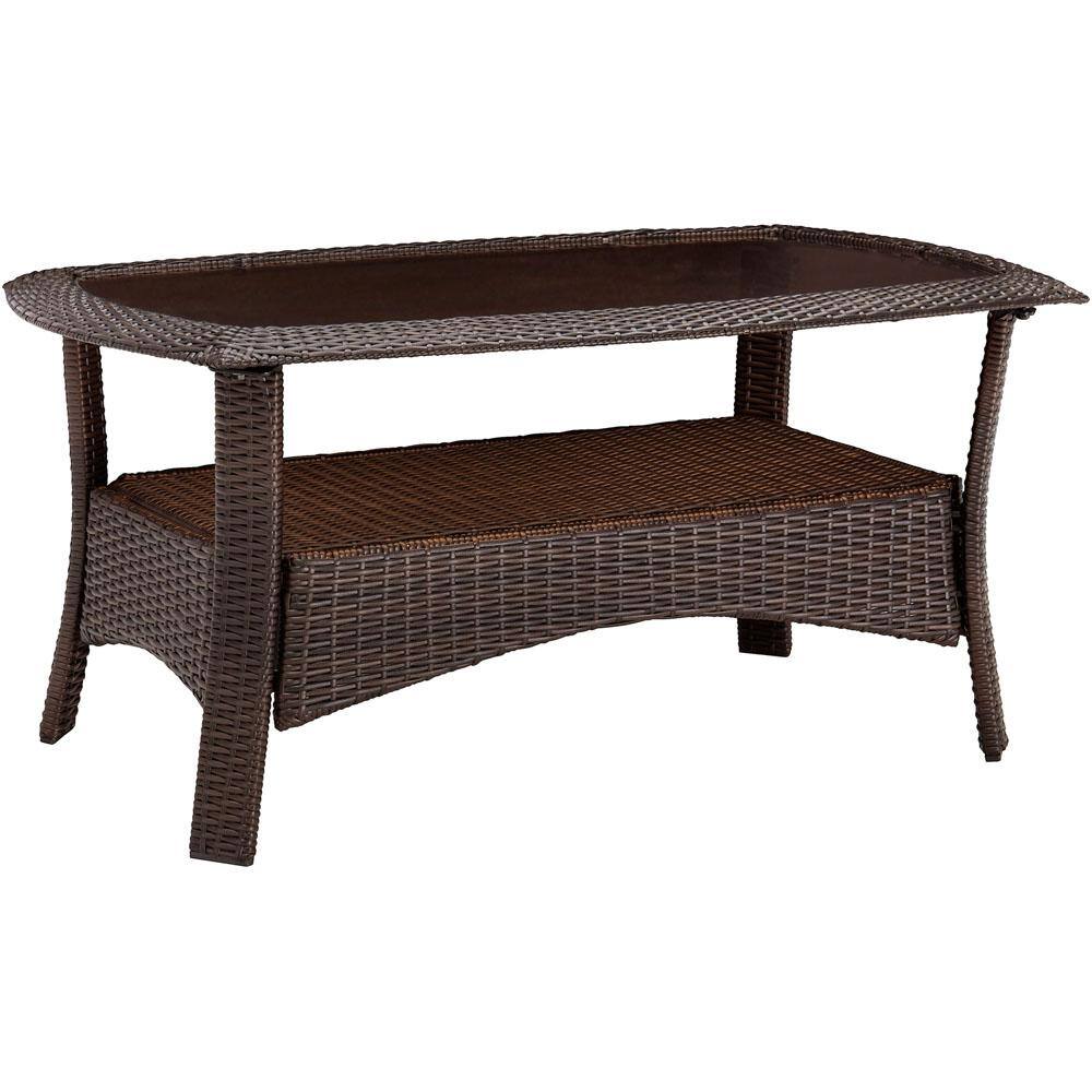 Crimson Red Wicker and Steel 4-Piece Outdoor Conversation Set