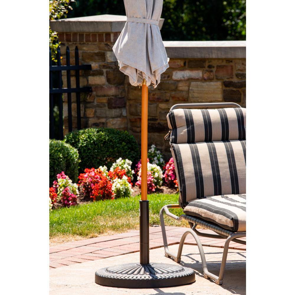 Bronze Textured Metal 31-lb Classic Patio Umbrella Base