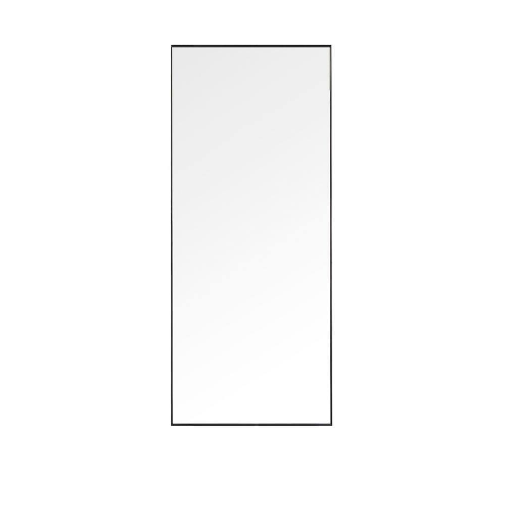 15.7 in. W x 59 in. H Rectangle Aluminum Alloy Frame Full Length Floor Mirror, Bedroom Wall