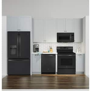 ge profile microwave black slate