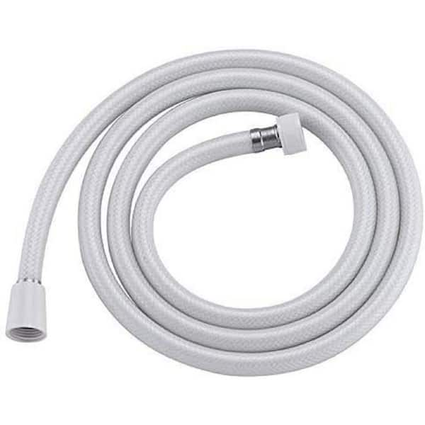 71 in. PVC Shower Hose in White