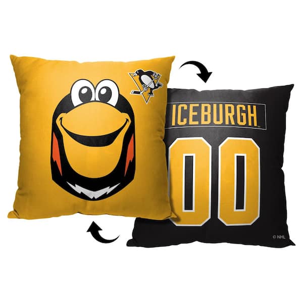 THE NORTHWEST GROUP NHL Mascot Love Penguins Printed Throw Multi-Color PillowMulti-Color Accent Pillow