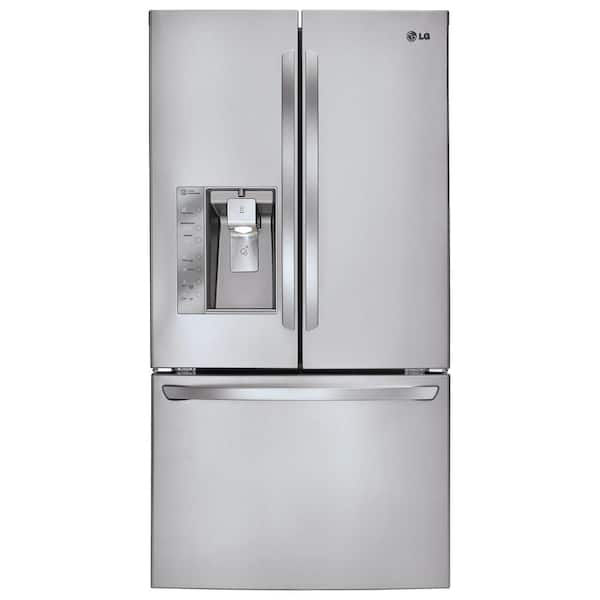LG 28.8 cu. ft. French Door Refrigerator in Stainless Steel with Dual Ice Makers