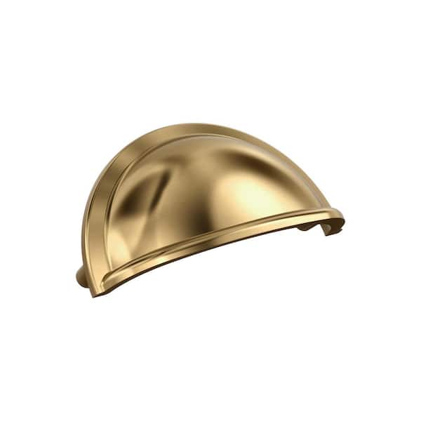 Cup Pulls 3 in. (76mm) Traditional Champagne Bronze Cabinet Cup Pull