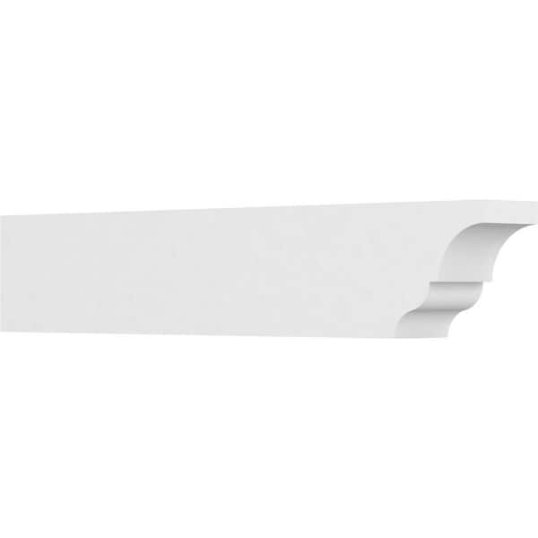 Ekena Millwork 5 in. x 8 in. x 42 in. Asheboro PVC Rafter Tail Brace