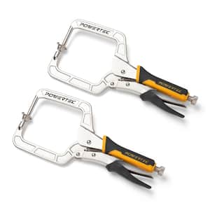 Quick Release 12 in. Right Angle Pocket Hole Clamps for Pocket Hole Joint Assembly (2-Pack)