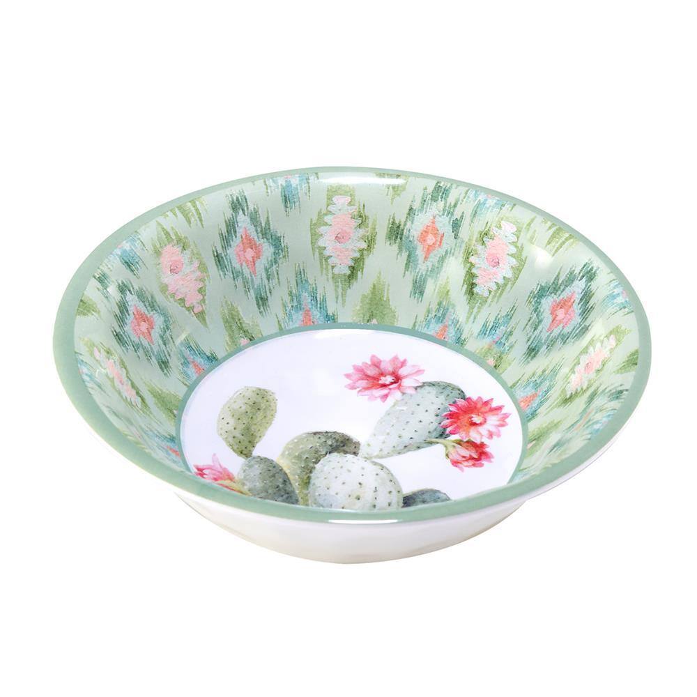 Desert Beauty Floral Melamine 12-Piece Dinnerware Set