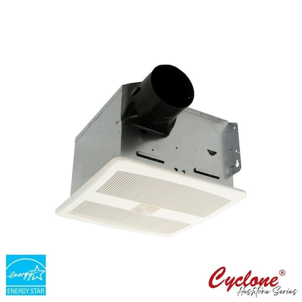 HushTone by Cyclone 150 CFM Ceiling Bathroom Exhaust Fan with Speed Control and Motion Sensor, ENERGY STAR