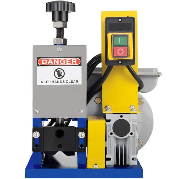 Automatic Electric Wire Stripping Machine 0. 05in.-0. 98in. Dark Blue Wire Stripper for Scrap Copper Recycling