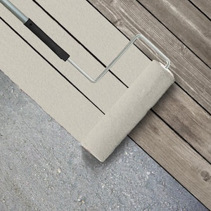 1 gal. #HDC-NT-08 Papier Blanc Textured Low-Lustre Enamel Interior/Exterior Porch and Patio Anti-Slip Floor Paint