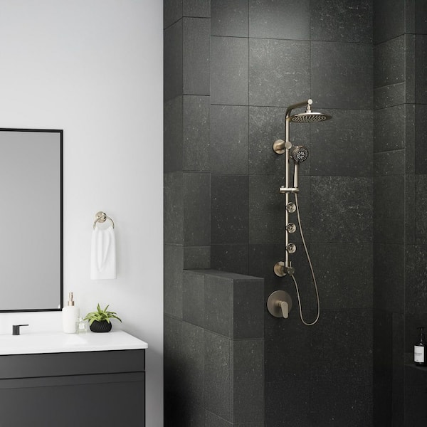 PULSE Showerspas Lanai 5-Spray Patterns with 2.5 GPM 8 in. Wall
