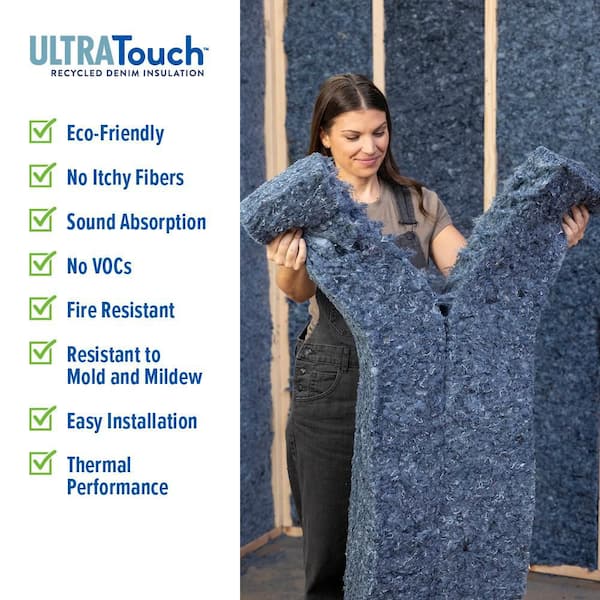 Henry R-13 ULTRATouch Recycled Denim Insulation Batt 15 in. x 93