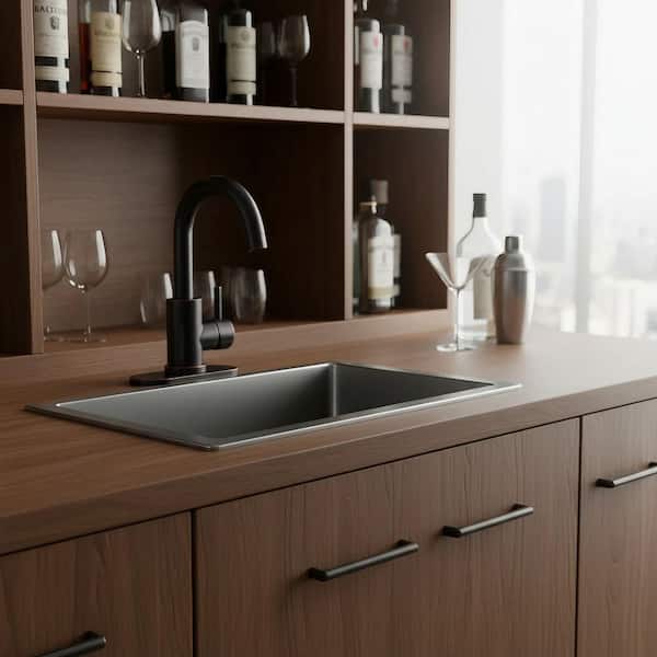 Single Handle Bar Faucet with All Mounting Hardware in Oil Rubbed Bronze